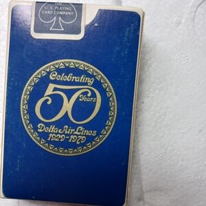 Delta 50th Anniversary Playing Cards
